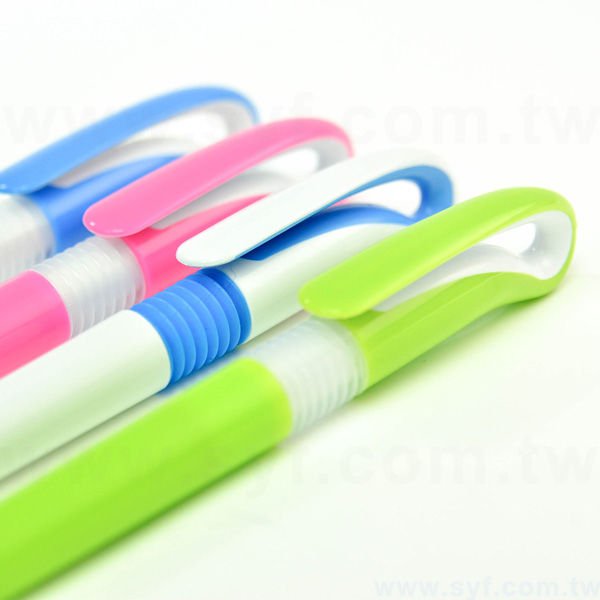 廣告筆-造型環保禮品-單色原子筆-五款筆桿可選-採購客製印刷贈品筆-7896-3